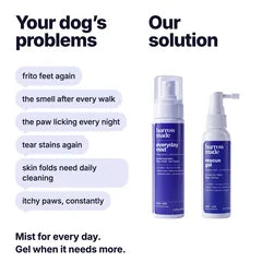The everyday problems the Daily Duo solves, with both bottles shown