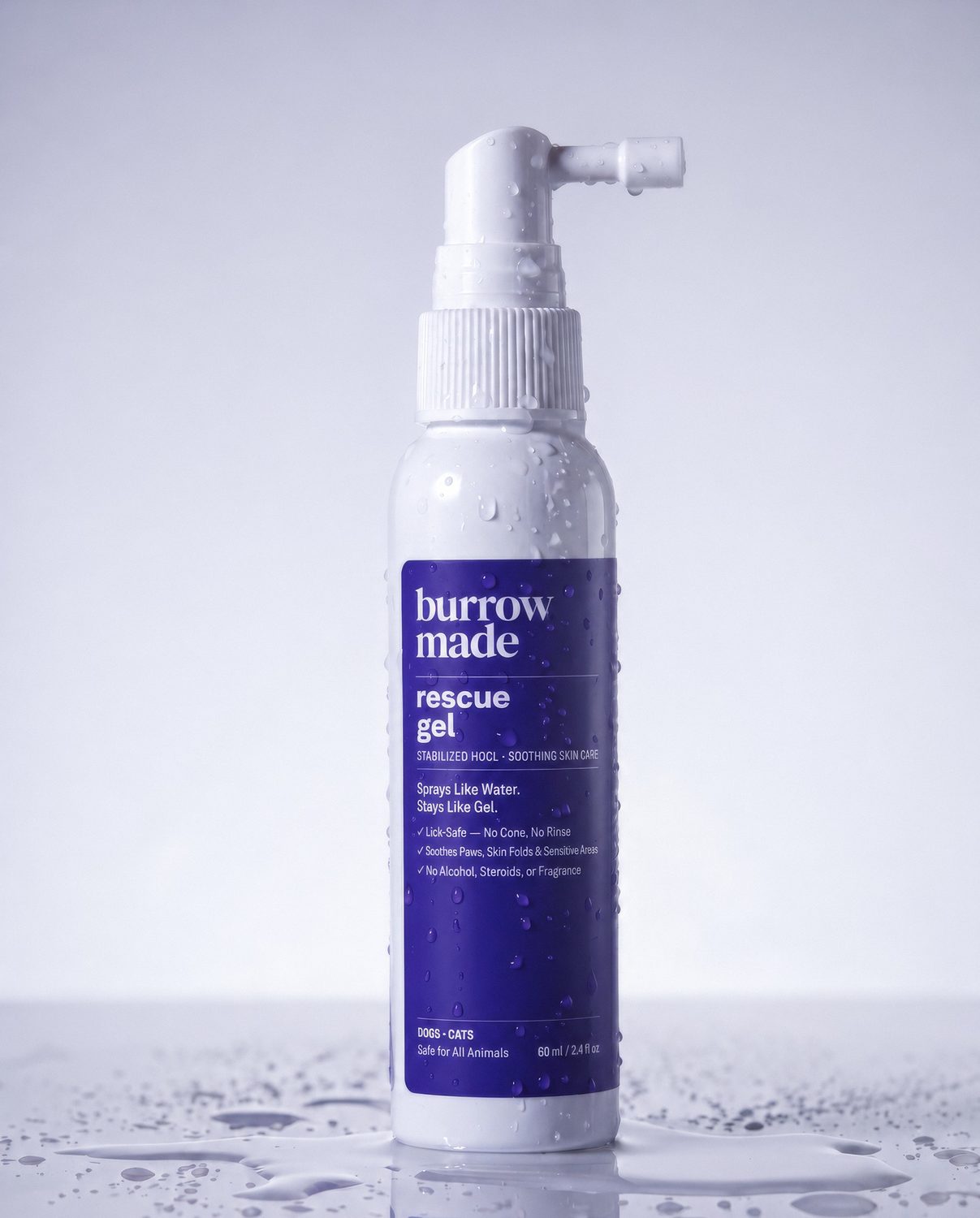 Rescue Gel – 60ml Spray-to-Gel bottle